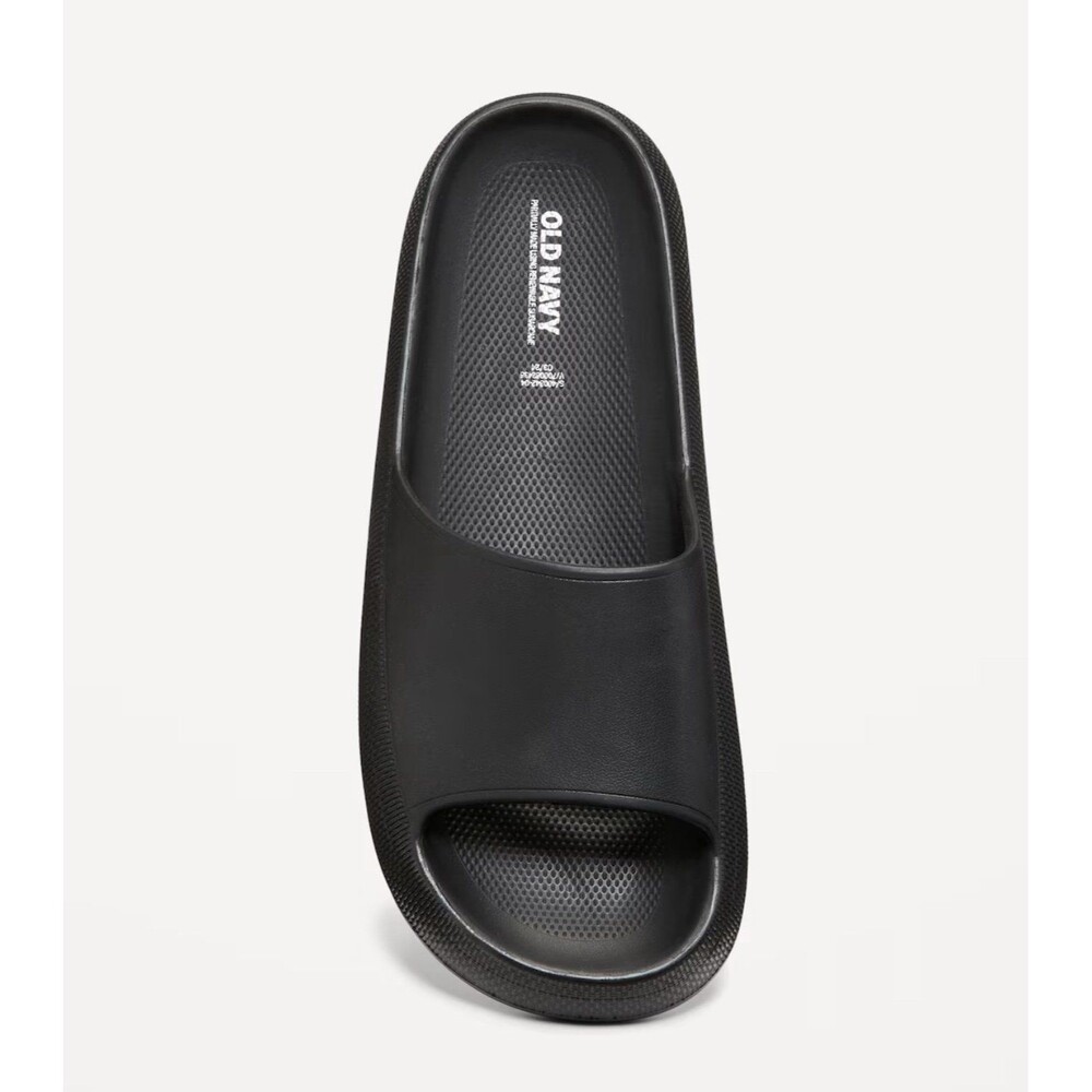 Old Navy UNISEX Single Strap Slide Sandal BLACK size 10